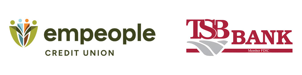 Empeople Credit Union and TSB Bank Logos